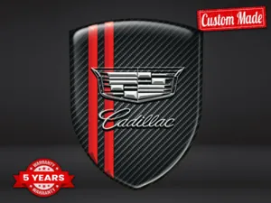 Cadillac Etiqueta Impermeable Estrella Diseño Personalizable ST